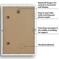 thumbnail image 4 of Americanflat 16x24 Poster Frame with Polished Plexiglass Soho Collection Gallery Style Deep Molding - White, 4 of 7