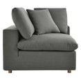 thumbnail image 5 of Modway Commix 6-Piece Down Filled Overstuffed Sectional Sofa in Gray, 5 of 10