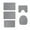 Gray, variant on Leodye 5-pack Foam Bathroom Mats - Soft Non-slip Absorbent, Machine Washable Dark Color Rugs