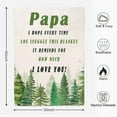 thumbnail image 3 of Papa Gifts from Grandkids, Papa Birthday Gifts, Papa Gifts from Granddaughter, Christmas Papa Gifts, Fathers Day Papa Gifts Ideas, Gifts for Papa Blanket (50x60), 3 of 6