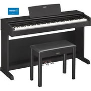 Yamaha YDP143B Digital Home Piano with Bench, Walnut with $100 Gift Card