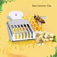 thumbnail image 6 of ZJDOAK Stainless Steel Beekeeping Clip Queen Bee Cage Catcher Beekeeper Tool, Supplies for Safely Capture and Store The Queen Bees from Your Hives, 6 of 7