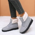 thumbnail image 5 of Women's Boots Stylish Winter Boots With Comfortable Thick Platform Sole Versatile Ankle Booties For Outdoor Activities And Casual Wear, 5 of 9