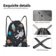 thumbnail image 4 of Fotbe Space Bolsa Mochila con Cordón Estampada, Bolsa de Gimnasio Deportiva, Bolsa Cinch, Bolsa con Cordón para Hombres y Mujeres-Small, 4 of 6
