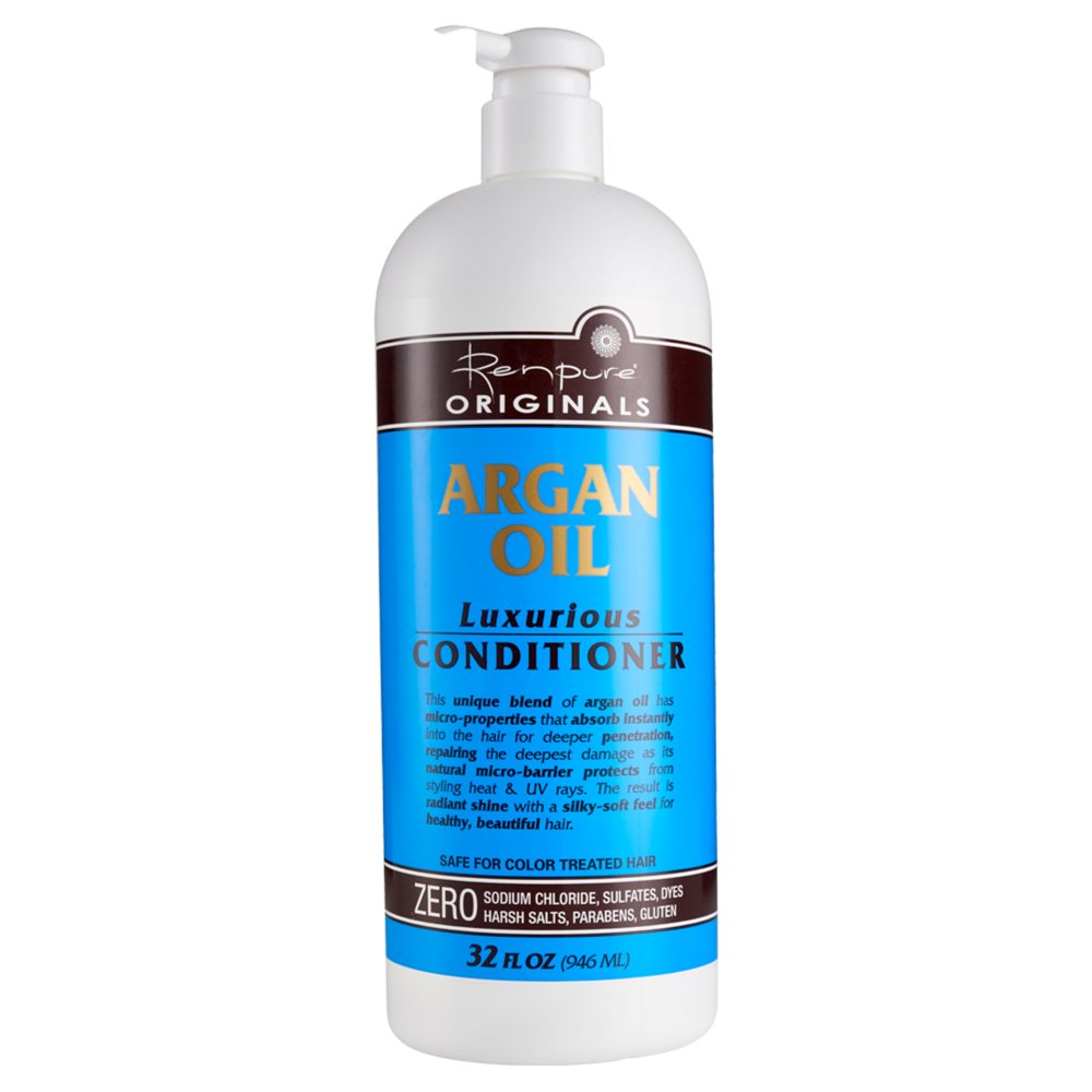 Renpure Originals Argan Oil Luxurious Conditioner with Pump, 32 fl oz