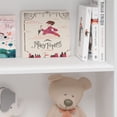 thumbnail image 4 of Sesslife 3-Tier Kids Bookshelf for Kids Room, Wooden Kids Toy Storage Organizer, Multi-functional Cute Nursery Book Shelves and Toy Storage with Display Stand for Boys Girls, White, 4 of 10