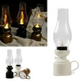 thumbnail image 4 of SharkTRUE Electronic Kerosene Lamp Flameless Oil Retro Led Lampshade Lantern F4n2 Table Pp Component Plastic, 4 of 9