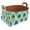 Multicolor 3, variant on Bows Hearts Lines Blue Storage Basket Collapsible Storage Bin, PU Foldable Basket Convenient Box Storage Organizer with Handles for Shelves Office Bedroom Closet Nursery Toys Laundry