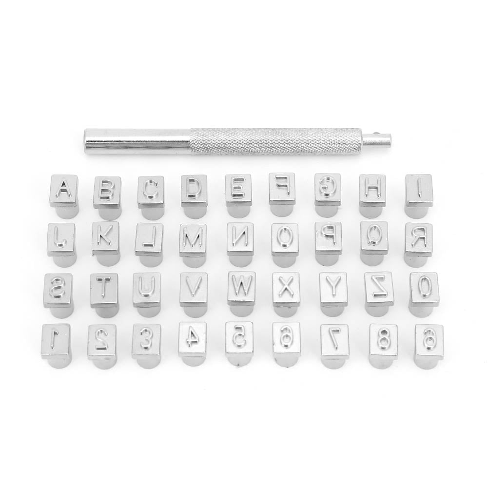 Leather Set 10 Numbers Punch Die 13mm Letter Punch Tool, For Leather