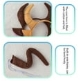 thumbnail image 4 of Ergonomic Cow Horn Headband with Ears Hairband Hairpieces Great for Fans and Those Who Love Fun Accessories, 4 of 8