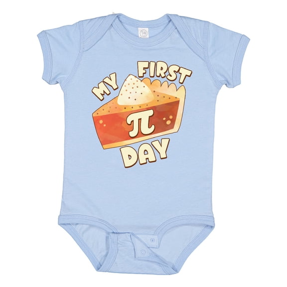 Inktastic My First Pi Day-pumpkin Pie Boys or Girls Baby Bodysuit