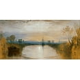 thumbnail image 2 of Turner, William 32x18 White Modern Wood Framed Museum Art Print Titled - Chichester Canal, 2 of 4