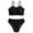 A-Black, variant on Gibobby Girls Swimsuit 2 Piece Bikini Set Tiered Ruffled Bathing Suit Adjustable Straps Girls' Swimwear(Black,11-12 Years)
