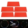 thumbnail image 4 of Mountain Bike Reflective Stickers 5pcs/set Mountain Bike Reflective Stickers High Temperature Resistant Bicycle Wheel Rim StripesOrange, 4 of 8