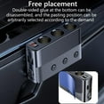 thumbnail image 3 of 12/24V Independent Switch 128W Car Cigarette Lighter Socket Splitter 7 Ports QC3.0 18W PD 30W Fast Charger High Power USB Charging Adapter For Phone GPS, Dash Cam, Vacuum Cleaner, Car Refrigerator, 3 of 12