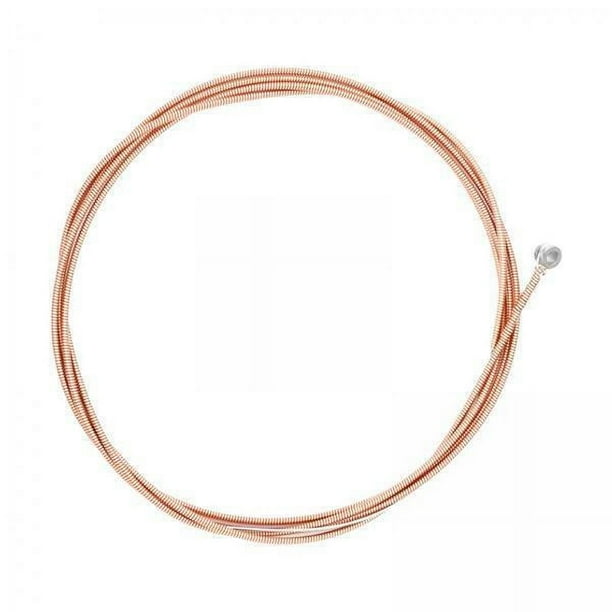Cuerdas de bajo,Piezas de repuesto para guitarra acústica Cuerdas,Cuerda de cobre roja clásica Guitarra popular inoxidable,Cuerdas de guitarra acústica para reemplazar la vieja guitarra folk