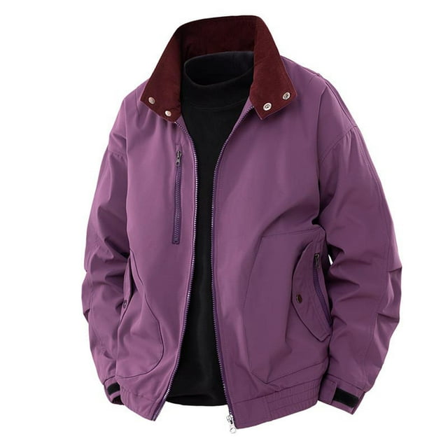 Men Cargo Windbreaker Jacket Outdoor Zip up Pockets Military Softshell Jackets Hiking Fishing Coats