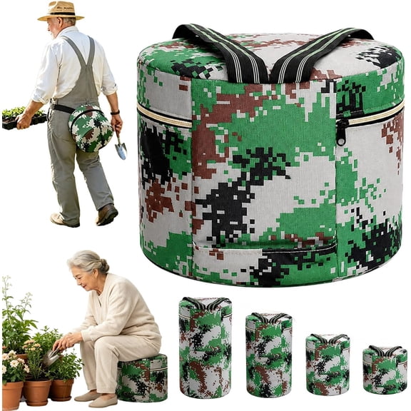 Wearable Garden Stool Bench for Seniors,7in | Anti-Collapse EPP Foam Chair, Small Portable Gardening Seat for Outdoor & Fishing, Garden Tool Accessories
