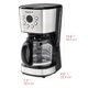 thumbnail image 2 of Cafetera de goteo eléctrica Starfrit de 12 tazas, negro/plateado, 2 of 5
