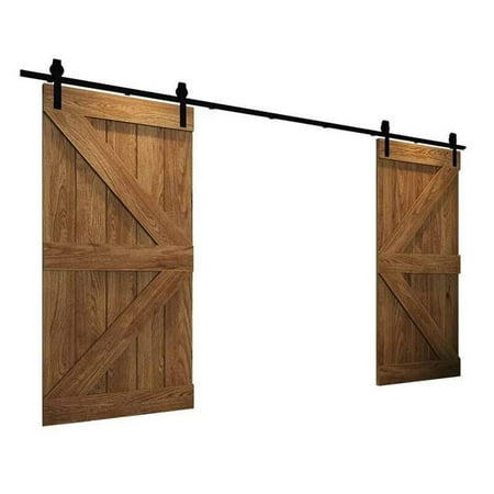 5 5ft Interior Sliding Barn Door Kit Hardware Set Interior Sliding Barn Door Kit Hardware Set Black