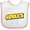 White and Pink, variant on Inktastic Sidekick for Fathers Day Boys or Girls Baby Bib