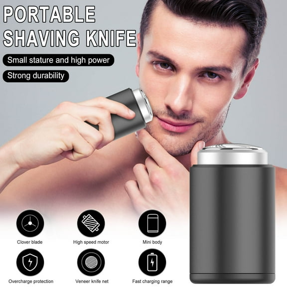 Teissuly Electric Mini Shaver For Men 2022 New Small Steel Single Head High-power Portable Shaver