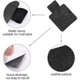 thumbnail image 3 of 10 Pack Self-adhesive Pen Holders With Leather Elastic Band For Pen Notepad Holderrandom Color, 3 of 5