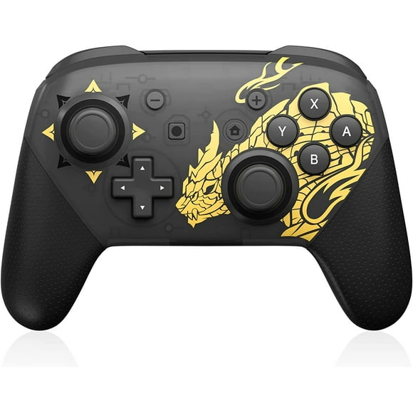 Switch Pro Controller, Wireless Switch Pro Controller Monster Hunter Rise Sunbreak Compatible with Switch/Switch Lite/Switch OLED, Remote Joystick Gamepad Support Turbo/Vibration/Screenshot/Wake Up