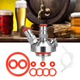 thumbnail image 3 of Stainless Steel Mini Keg Dispenser with Sealing-Rings Mini Keg Spear Growler Quick Fitting for Craft  Making, 3 of 8