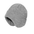 thumbnail image 4 of Xijirk Womens Ribbed Knitted Hat with Ear Cover Soft Warm Headwear for Daily Casual Outdoor Autumn Winter Wear,Dark Gray,One Size, 4 of 4