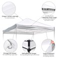 thumbnail image 3 of InstaHibit 10x10Ft Replacement Pop up Canopy 4 Sidewalls Door Window UV30+ Home InstaHibit Modern, 3 of 11