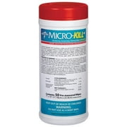 Medline Micro Kill+ Disinfectant Wipes, 50 Ct