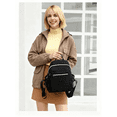 thumbnail image 3 of Backpack for Women Nylon Rucksack Lightweight Daypack Waterproof Shoulder Bag With Mini Coin Purse for Travel Shopping, Holidays, Travel, Hiking Camping, Cycling, 3 of 7