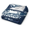 thumbnail image 2 of Messiah A University Logo Fleece Blanket, Very Soft Microfiber Flannel Blanket for Couch Warm and Cozy for All Seasons, 2 of 6
