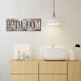 thumbnail image 5 of HFDF Bathroom Decor Bathroom Wall Art Bathroom Sign Decor Bathroom Art Wall Decor Rustic Wall Art Bathroom Canvas Wall Art Canvas Wall Art Country Pictures Wall Decor for Decor 16x12inch Framed, 5 of 5