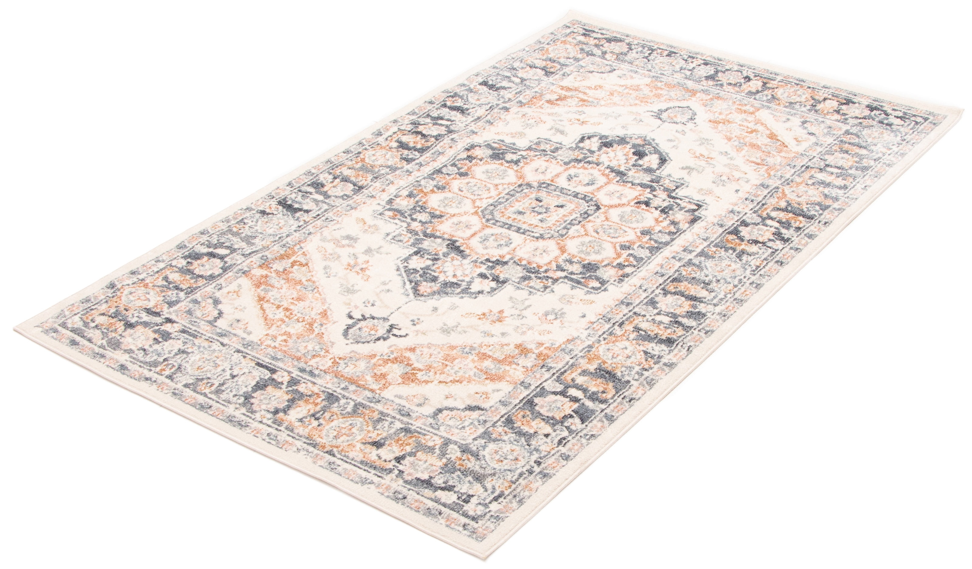 ECARPET Heriza Traditional Area Rug for Living Room, Bedroom, Dining Room, Entrance, Hallway and More.