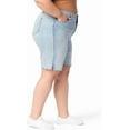 thumbnail image 2 of Levi Strauss Signature Gold Women's Heritage High Rise 9" Bermuda Short (Available in Plus Size), 2 of 5