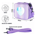 thumbnail image 3 of Lonchera Infantil Termica Arco Iris Portátil Violeta, 3 of 5