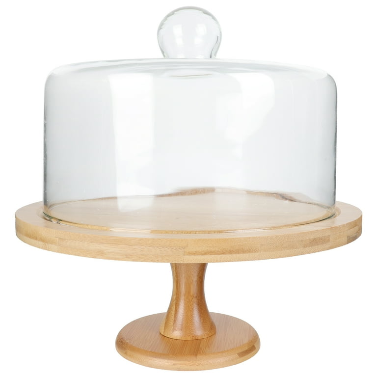 Acrylic cake stand with cheap lid