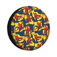 thumbnail image 1 of Cute Cartoon Spider Man Spare Tire Cover Wheel Protectors For Trailer Rv Suv Truck Camper Travel Fits For Tire Diameter 16 Inch, 1 of 7