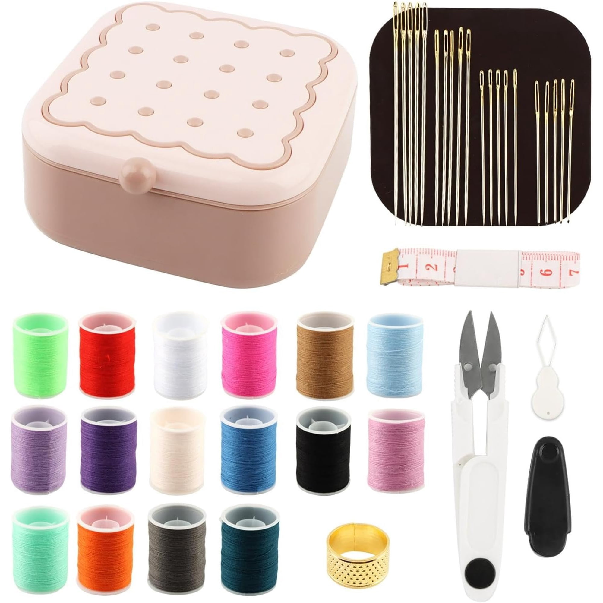 Sewing Kit for Adults and Beginners 41 count & Thread Supplies