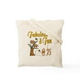 thumbnail image 2 of CafePress - Fabulous Fun 75Th Birthday - Unisex Canvas Tote Bag, Beige, 1-Piece, 2 of 7