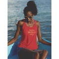 thumbnail image 2 of Happy Mother's Day Gold Text Racerback Tank Women -Image by Shutterstock, Female Medium, 2 of 4