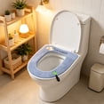 thumbnail image 6 of Toilet Seat Cushion with Handle Adhesive Buckle Type 18.5x15.75 Inches, Detachable Washable Toilet Cover for All Seasons, 6 of 6