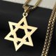 thumbnail image 3 of Judaísmo Israel Hexagrama Judío Magen David Acero Inoxidable Collar Largo Estrella de David Collares Joyería joyeria N1462S02, 3 of 5