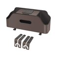 thumbnail image 1 of Organizador para respaldo de asiento de coche, caja de pañuelos de cuero sintético, fácil instalación, soporte para teléfono Marrón, 1 of 6