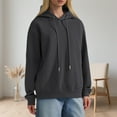 thumbnail image 2 of Womens Hoodies Long Sleeve Womens Pullover Hoodie Baggy Hoodies Hoodie Y2k Winter Tops, 2 of 4