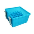 thumbnail image 4 of Estuche de almacenamiento para pesca, caja de aparejos de pesca con divisores, multiusos, impermeable. Azul profundo, 4 of 9