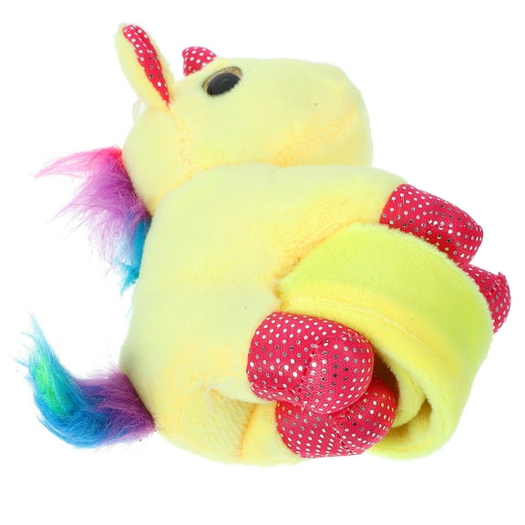 FRCOLOR Plush Slap Band Adorable Animals Slap Band Comfortable Slap Bracelet