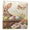 thumbnail image 2 of WOBOGO Orange Easter Rabbit Photo Albums 20 Pages Large Capacity DIY Self-adhesive Page PU Leather Cover for Family Wedding Anniversary Baby Vacation Photos 24×11.8in, 2 of 9